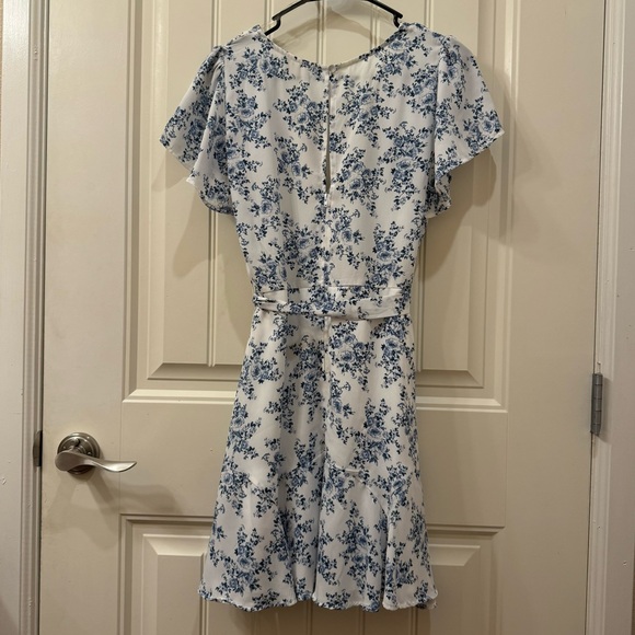 Altar’d State Blue Floral Mini Dress - Picture 2 of 4